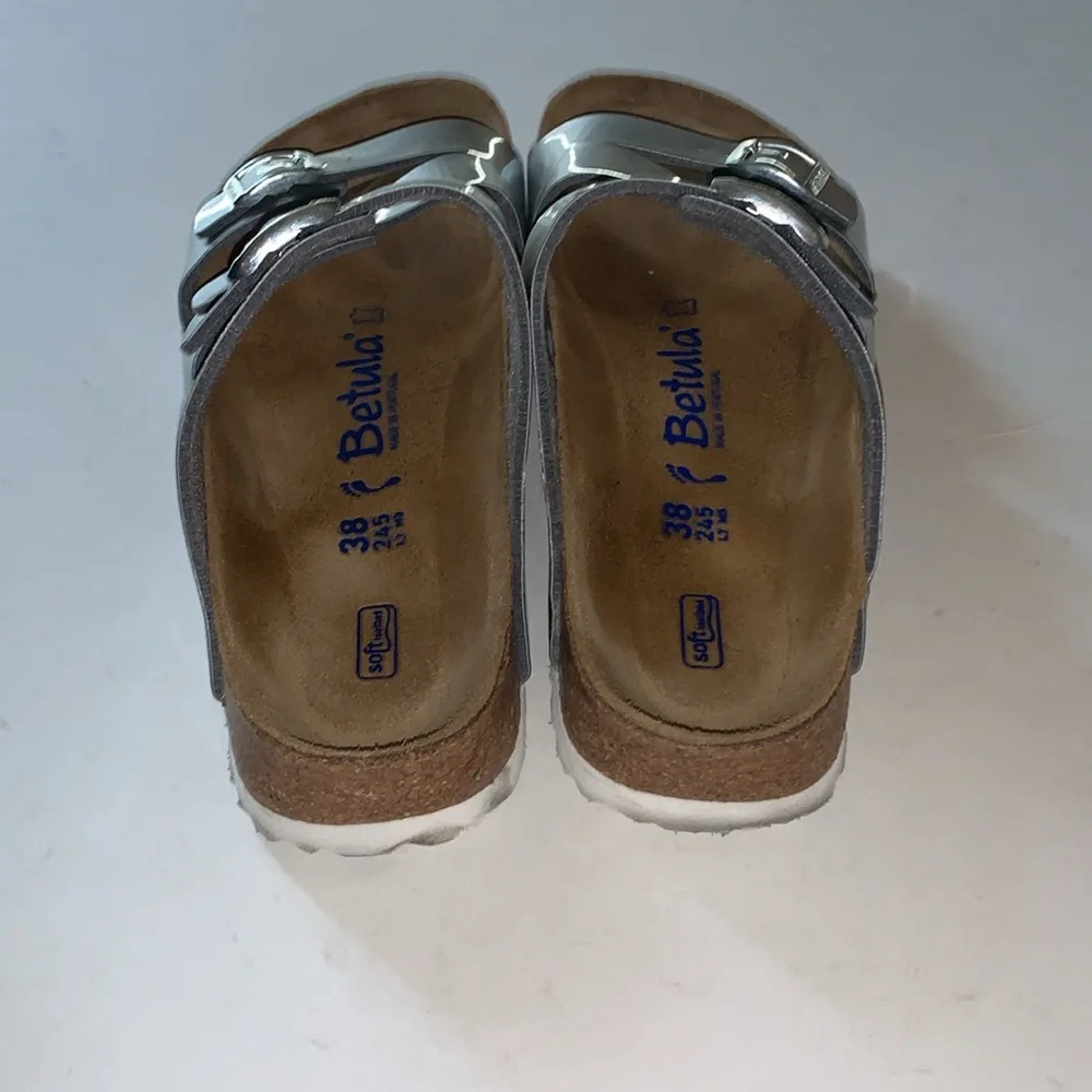 Betula Leo Silver Sandals by Birkenstock 38 - Picture 4 of 12